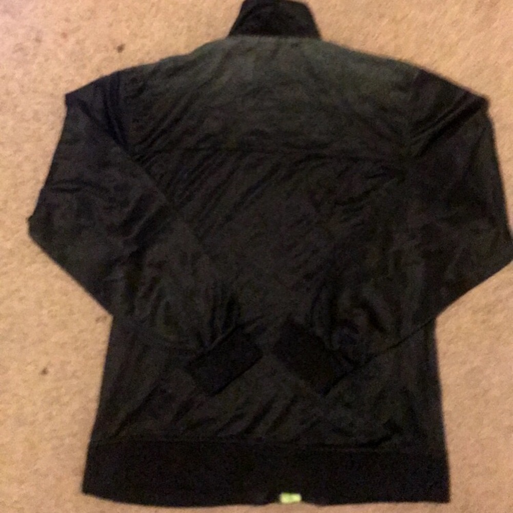 Lightweight black silk jacket